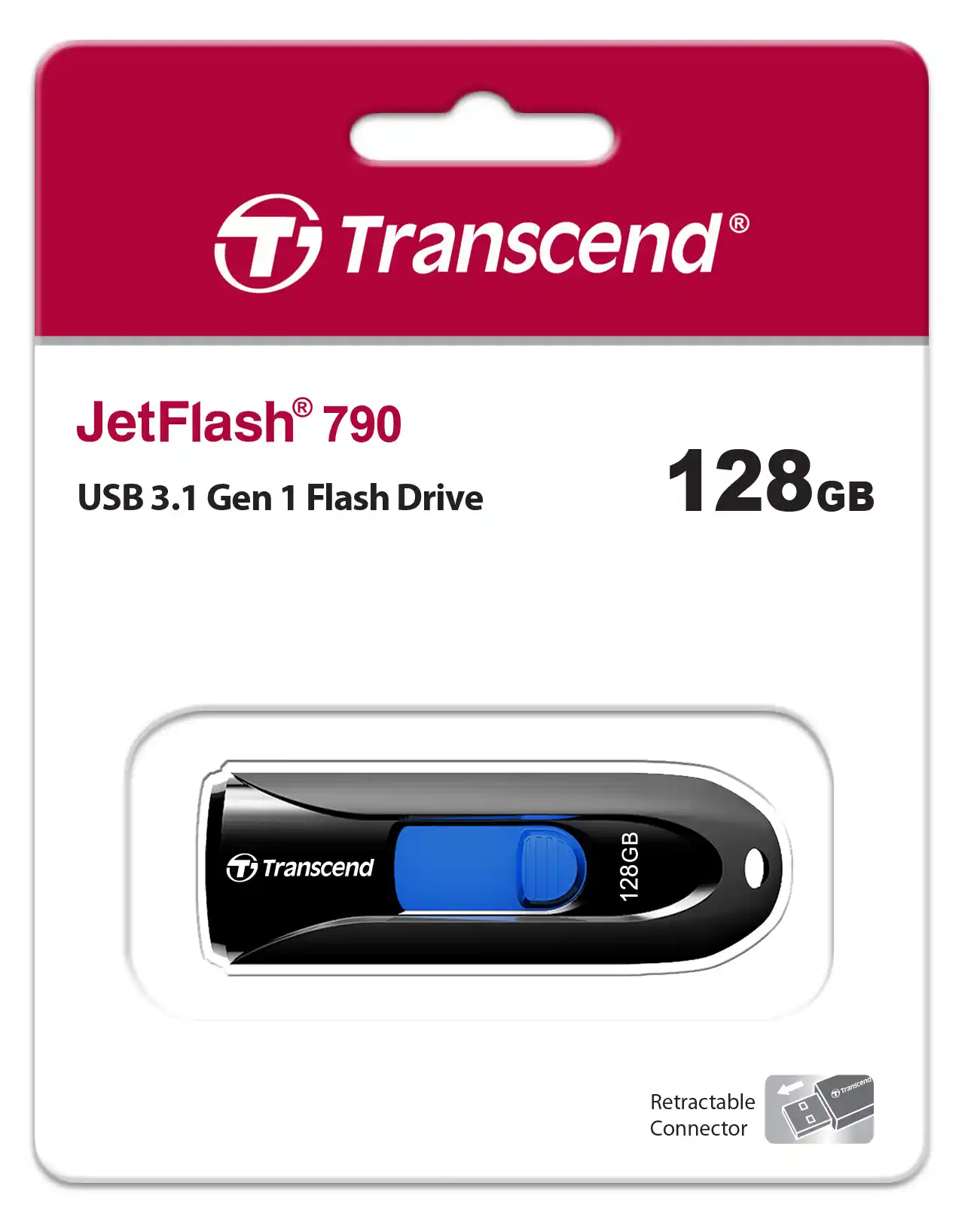 Флеш-накопитель TRANSCEND JetFlash 790 128GB (TS128GJF790K)