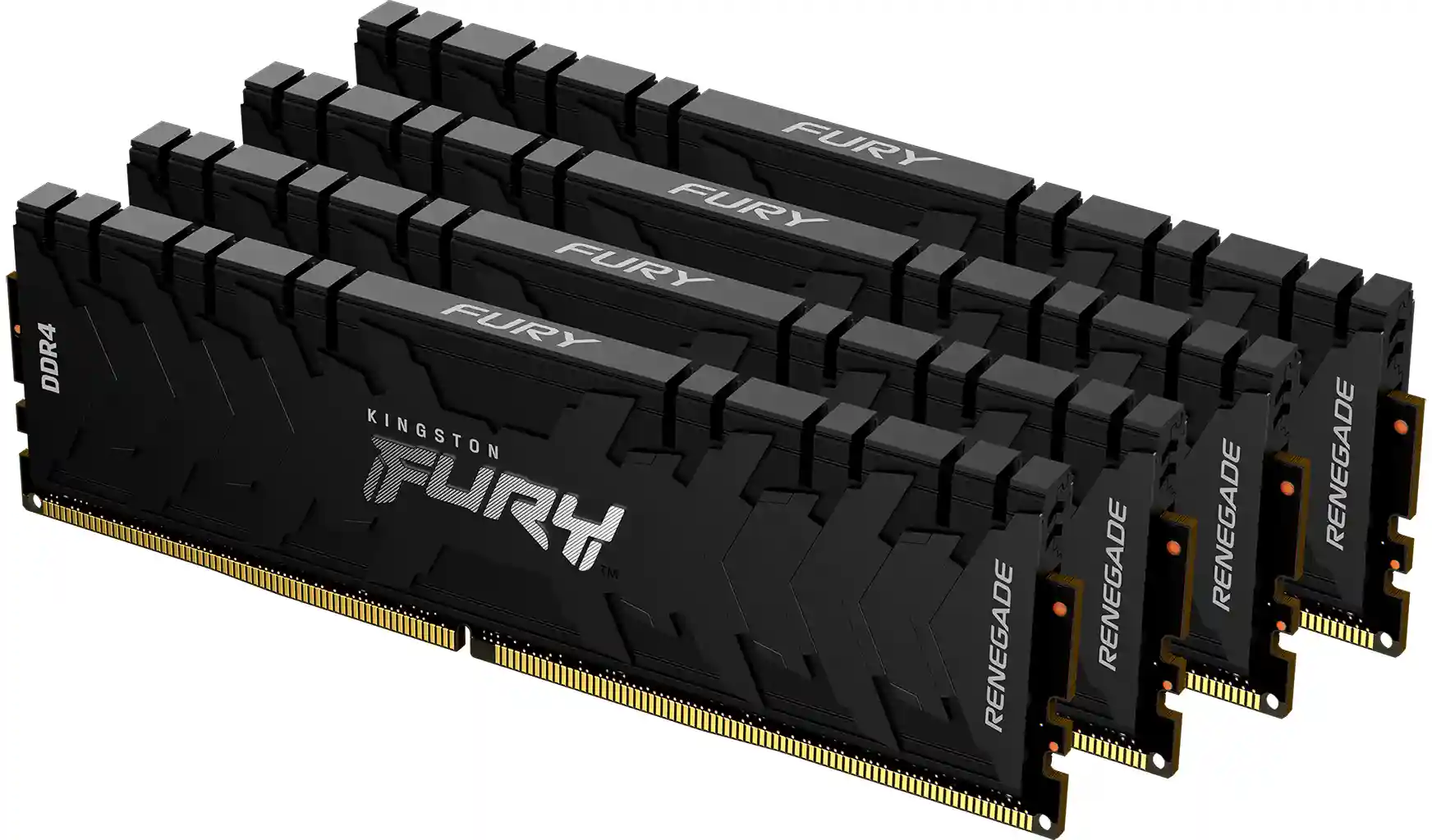 Оперативная память KINGSTON FURY Renegade Black DIMM DDR4 32GB (4x8GB) 2666 MHz (KF426C13RBK4/32)