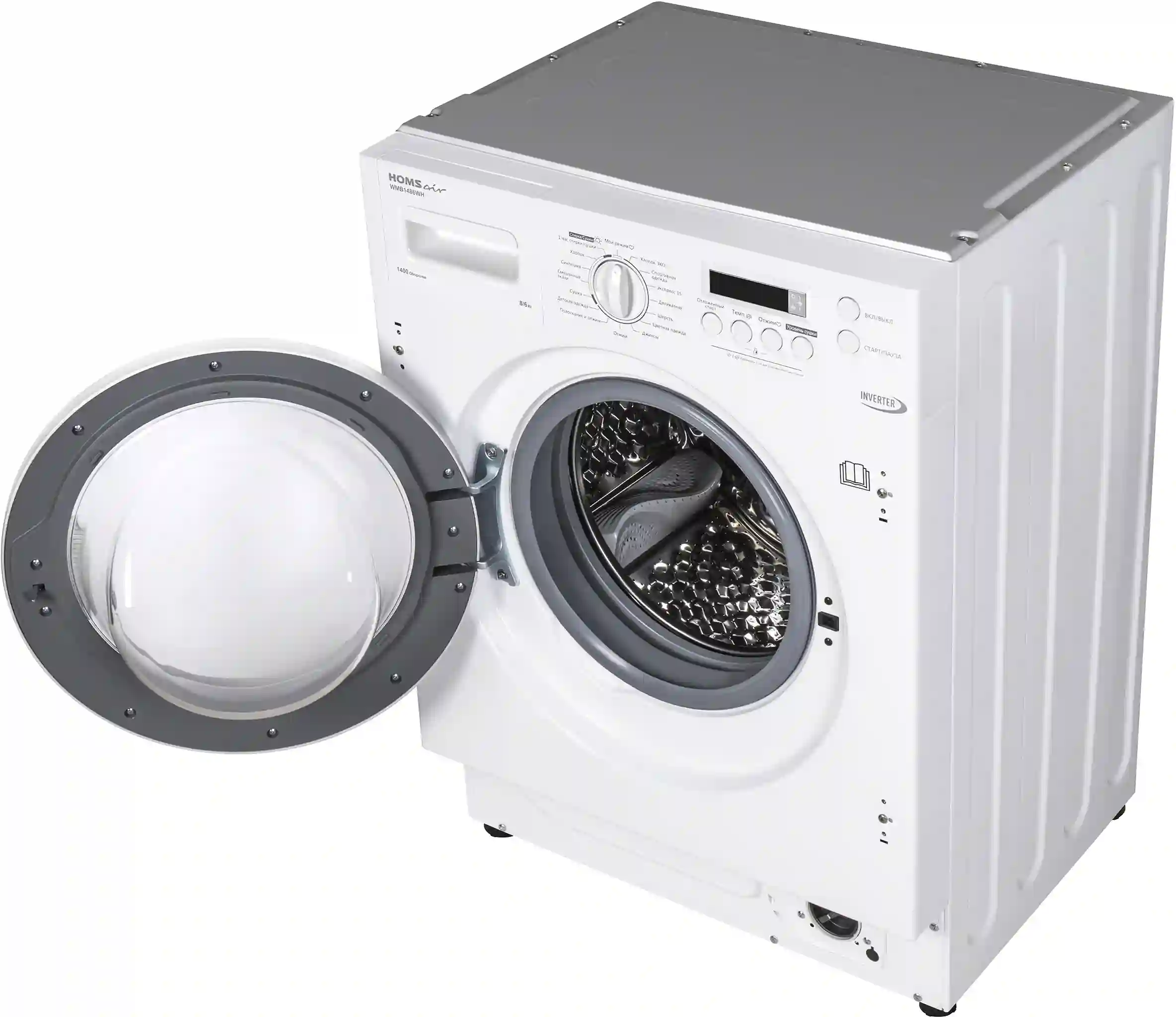 Встраиваемая стиральная машина HOMSAIR WMB1486WH