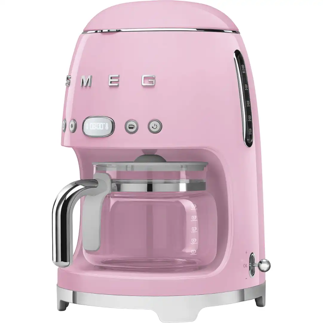 Кофеварка капельная SMEG DCF02PKEU, розовая