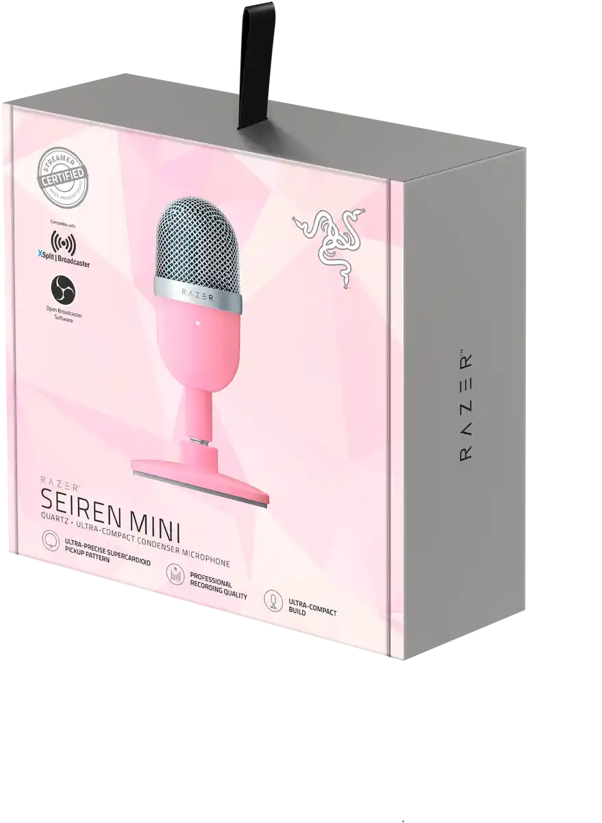 Микрофон для стрима RAZER Seiren Mini Quartz (RZ19-03450200-R3M1)