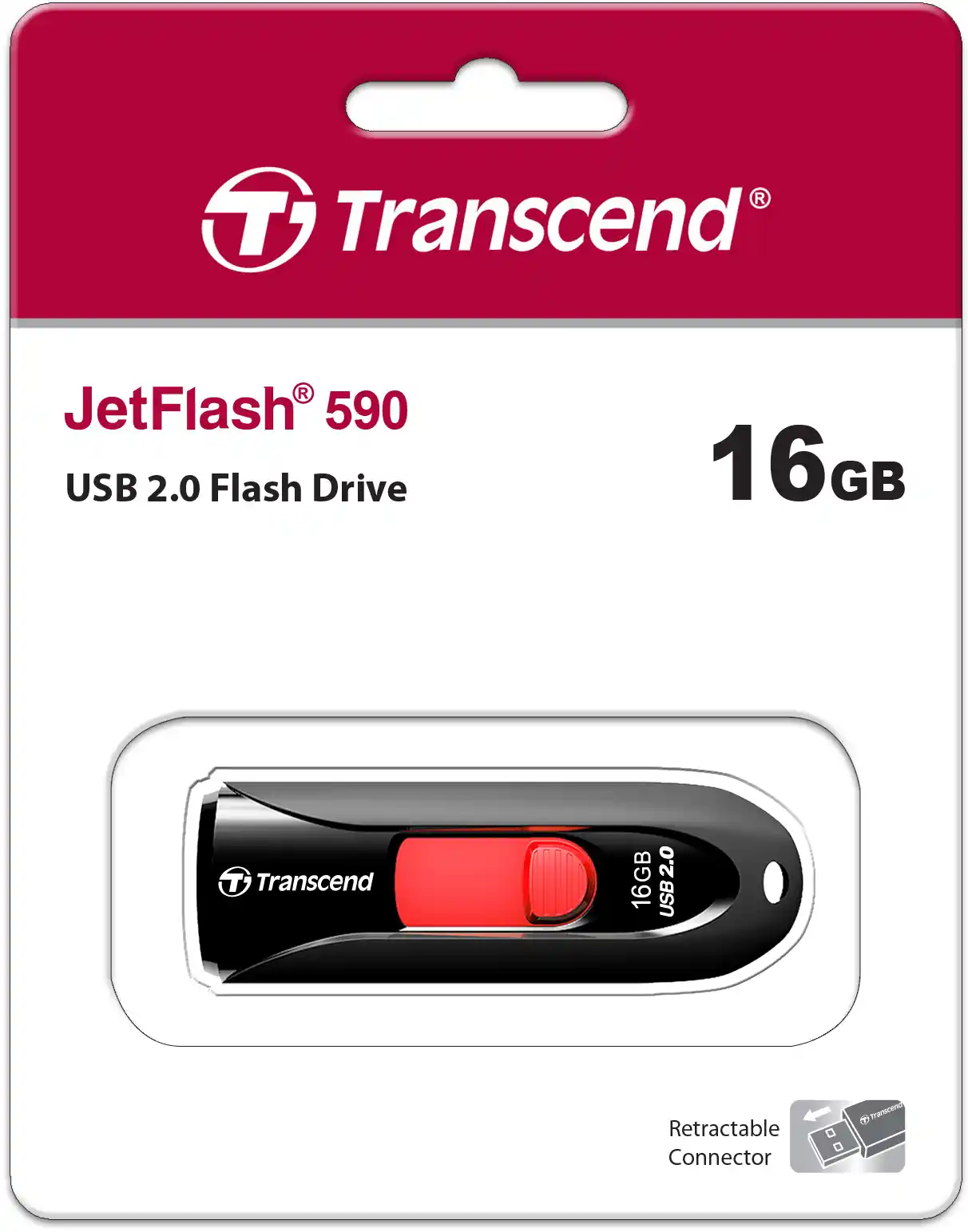 Флеш-накопитель TRANSCEND JetFlash 590 16GB (TS16GJF590K)