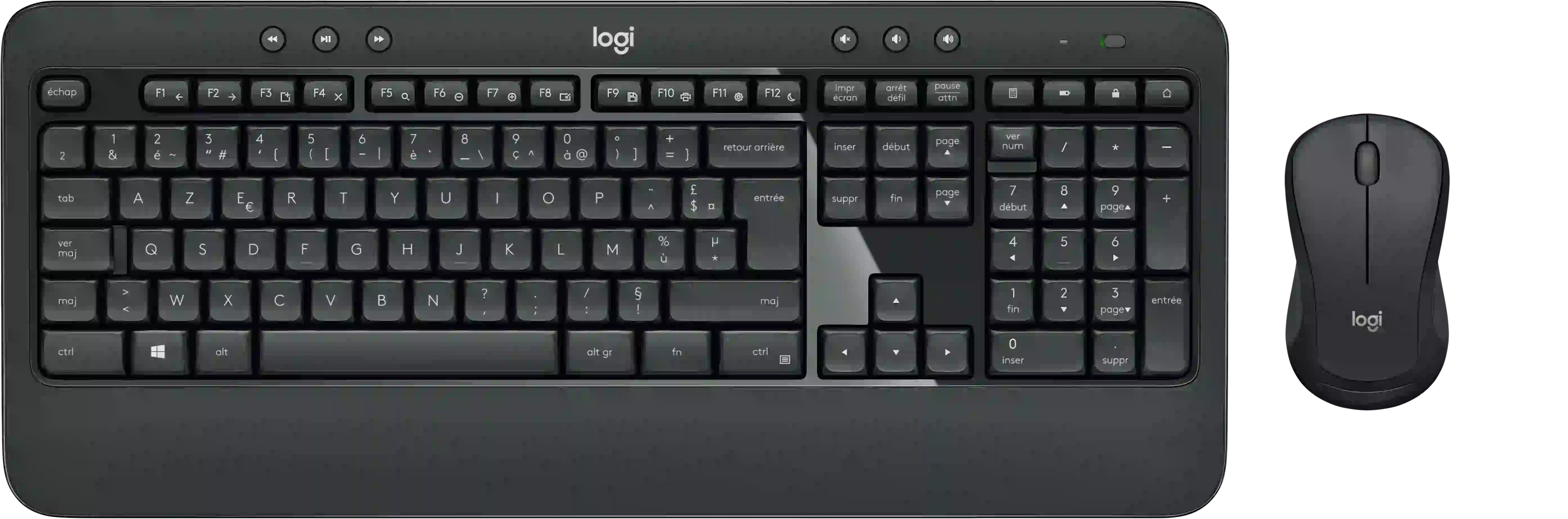 Комплект (клавиатура + мышь) беспроводной LOGITECH MK540 (920-008686)