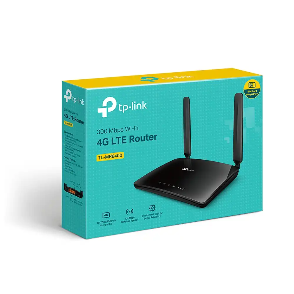 Wi-Fi роутер TP-LINK-TL-MR6400 v5 4G LTE