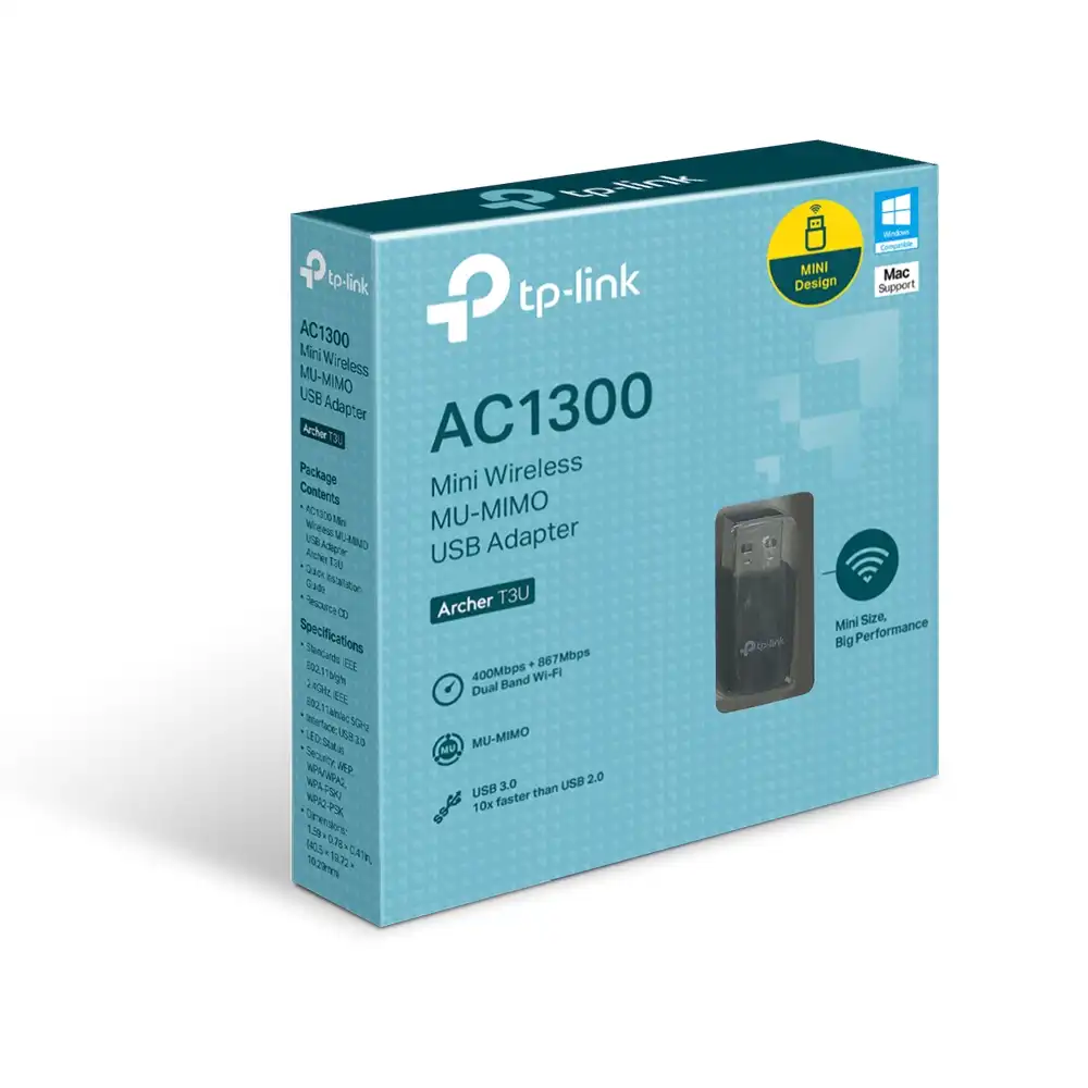 Wi-Fi адаптер TP-LINK Archer T3U AC1300 Mini 