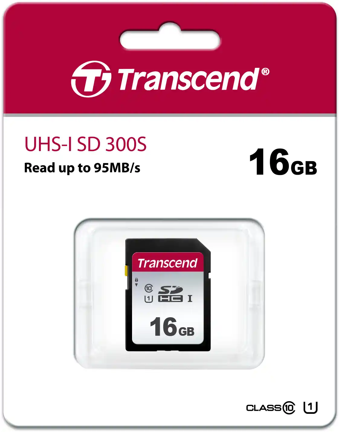 Карта памяти TRANSCEND 300S SDHC 16GB TS16GSDC300S