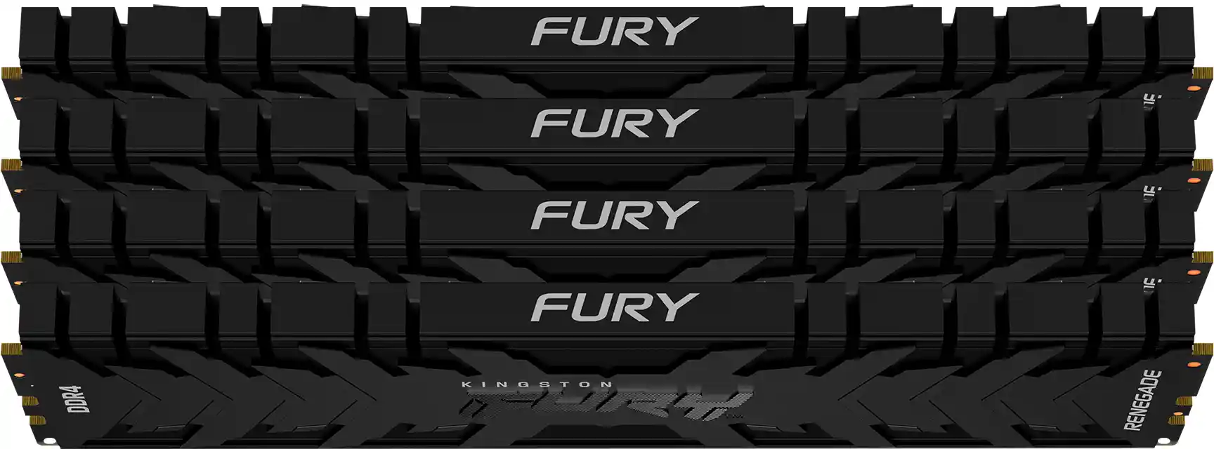 Оперативная память KINGSTON FURY Renegade Black DIMM DDR4 32GB (4x8GB) 3200MHz (KF432C16RBK4/32)