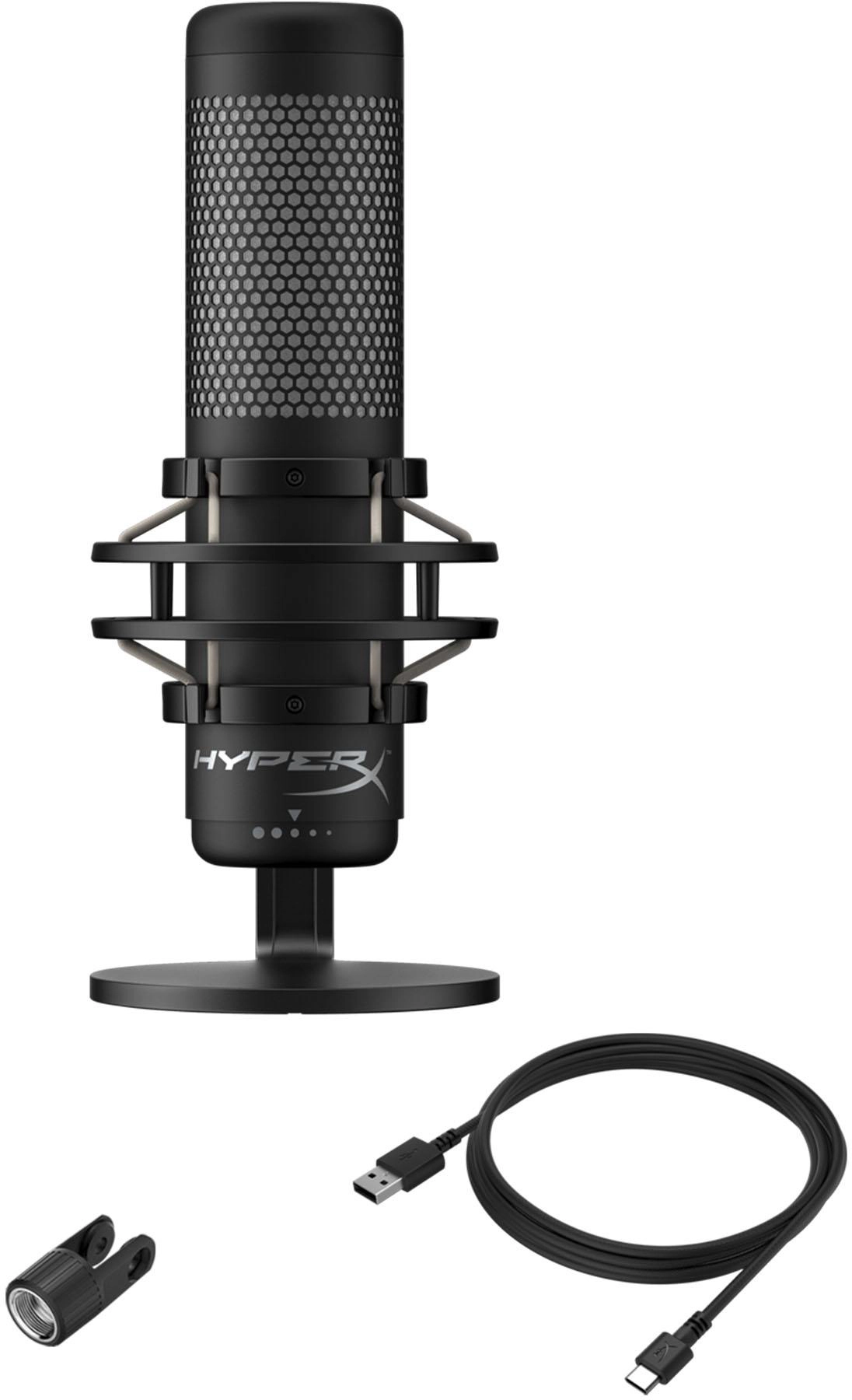 Микрофон для стрима HYPERX QuadCast S Black (4P5P7AA)